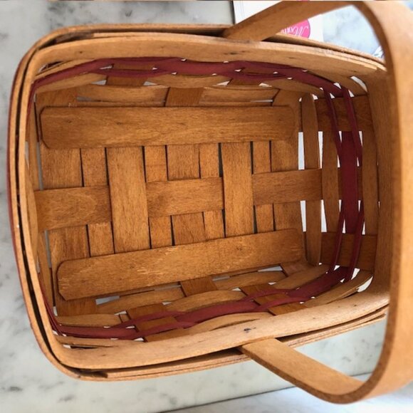 LONGABERGER MOTHER'S DAY 1994 Basket, Liner & Protector - Picture 9 of 13